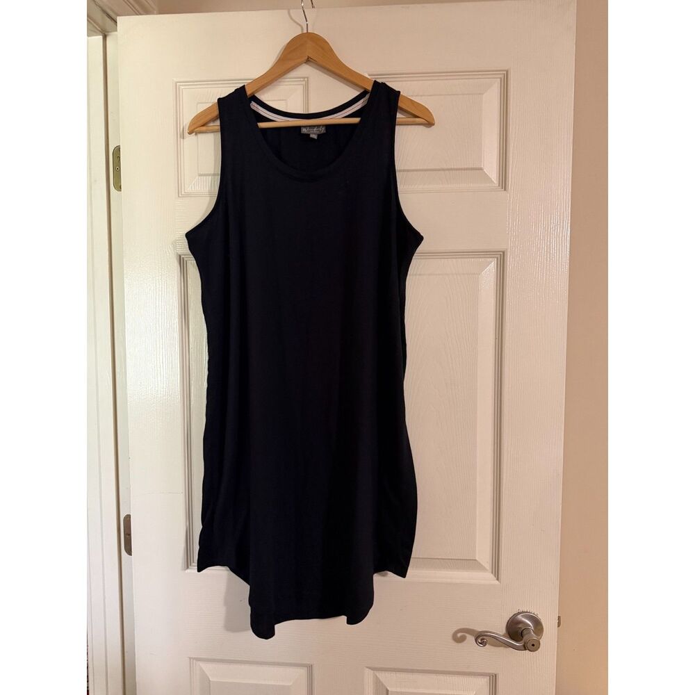 Wonderly Black Sleeveless dress